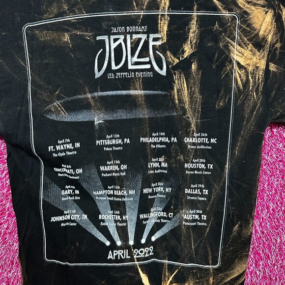 Jason Bonham Led Zeppelin Experience Evening Bleached Dye S - Picture 4 of 4